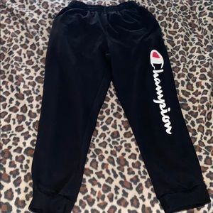 Black Champion Sweats